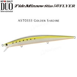 DUO Tide Minnow Slim Flyer 140 Gold Sardine (AST0333)