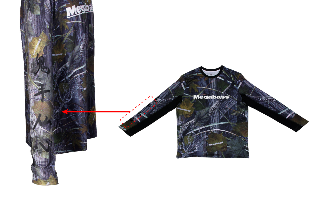 MEGABASS GAME LONG SLEEVE BLACK (XXL) – Bild 6