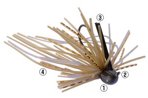 O.S.P JIG05 TUGGER 3.3g TIGER SHRIMP S36 – Bild 2
